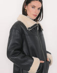 MANTEAU - BALTIMORE - NOIR MANTEAU NEW KOOKAI Mode Kookai