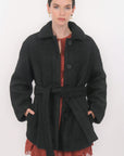 MANTEAU - BARTON - NOIR MANTEAU NEW KOOKAI Mode Kookai