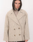 MANTEAU COURT - BAPTISTA - BEIGE MANTEAU NEW KOOKAI Mode Kookai
