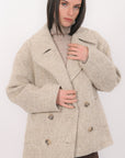 MANTEAU COURT - BAPTISTA - BEIGE MANTEAU NEW KOOKAI Mode Kookai