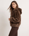 MANTEAU FOURRURE - D-BASTIAN - CHOCOLAT MANTEAU NEW KOOKAI Mode Kookai