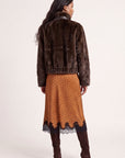 MANTEAU FOURRURE - DARKO - CHOCOLAT MANTEAU NEW KOOKAI Mode Kookai