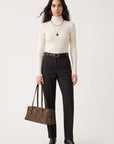 PANTALON CIGARETTE - DUFFY - NOIR PANTALON NEW KOOKAI Mode Kookai