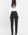 PANTALON CIGARETTE MATHILDA NOIR PANTALON KOOKAI Mode Kookai
