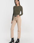 PANTALON CROPPED SPORTWEAR BRENDA CAMEL PANTALON SPORTWEAR NEW KOOKAI Mode Kookai