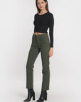 PANTALON CROPPED SPORTWEAR BRENDA KAKI PANTALON SPORTWEAR NEW KOOKAI Mode Kookai