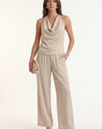 PANTALON FLUIDE - CRYSTAL - BEIGE PANTALON NEW KOOKAI Mode Kookai
