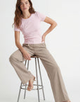 PANTALON LARGE - CAVELL - BEIGE PANTALON NEW KOOKAI Mode Kookai