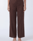 PANTALON LIN - CHELSEA - CHOCOLAT PANTALON NEW KOOKAI Mode Kookai