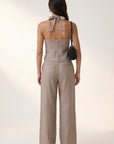 PANTALON LIN - CHELSEA - TAUPE PANTALON NEW KOOKAI Mode Kookai