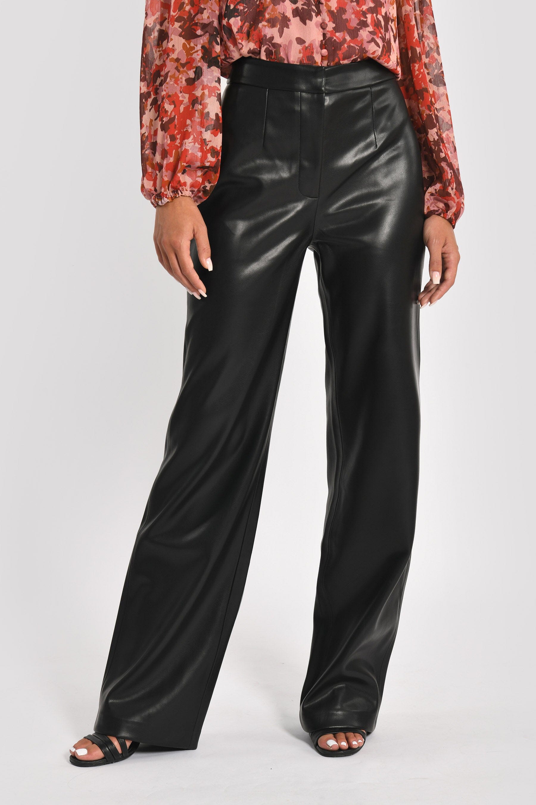 PANTALON ROCK SIMILI CUIR KENDALL – kookai