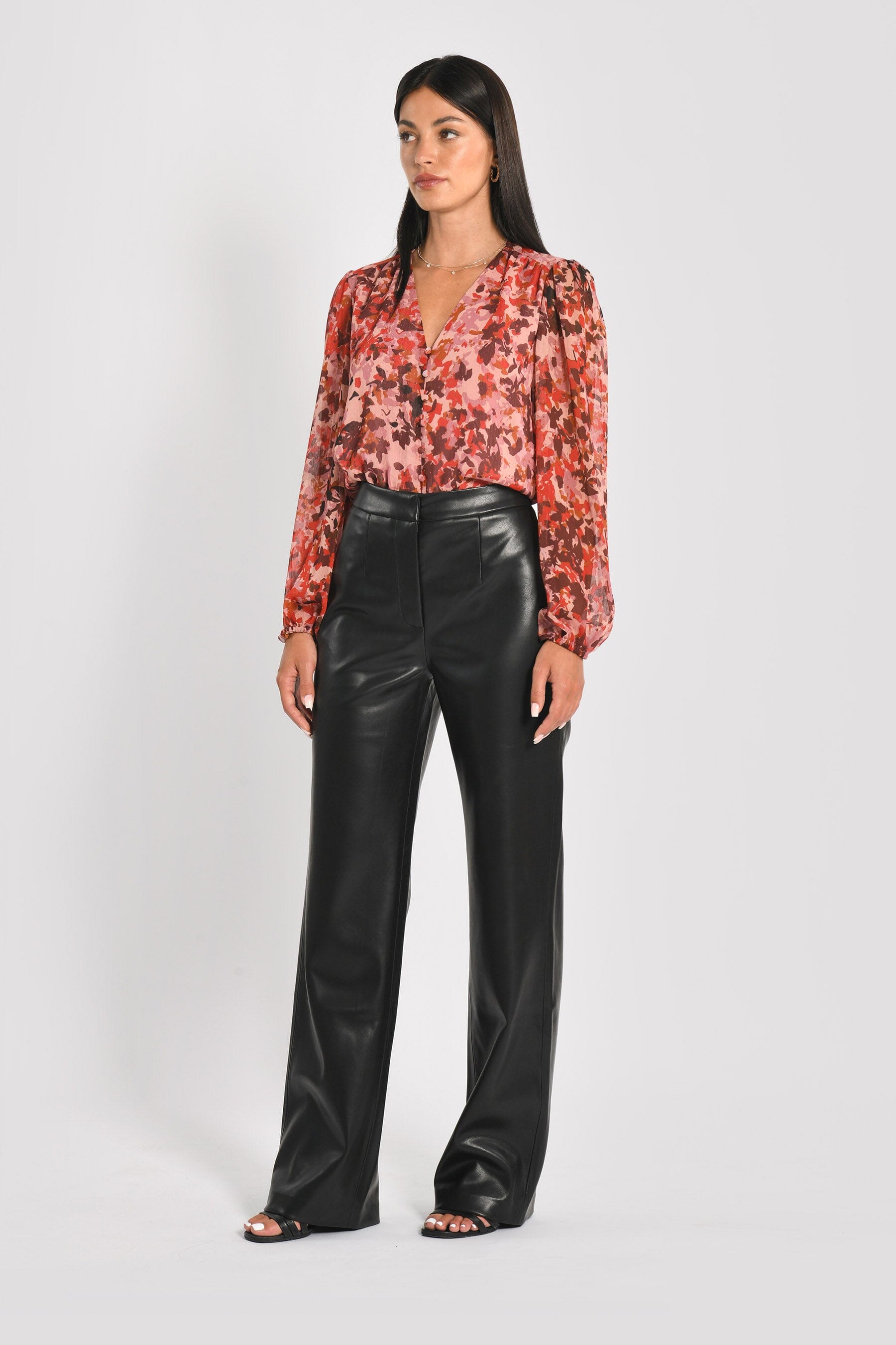 PANTALON ROCK SIMILI CUIR KENDALL PANTALON KOOKAI Mode Kookai