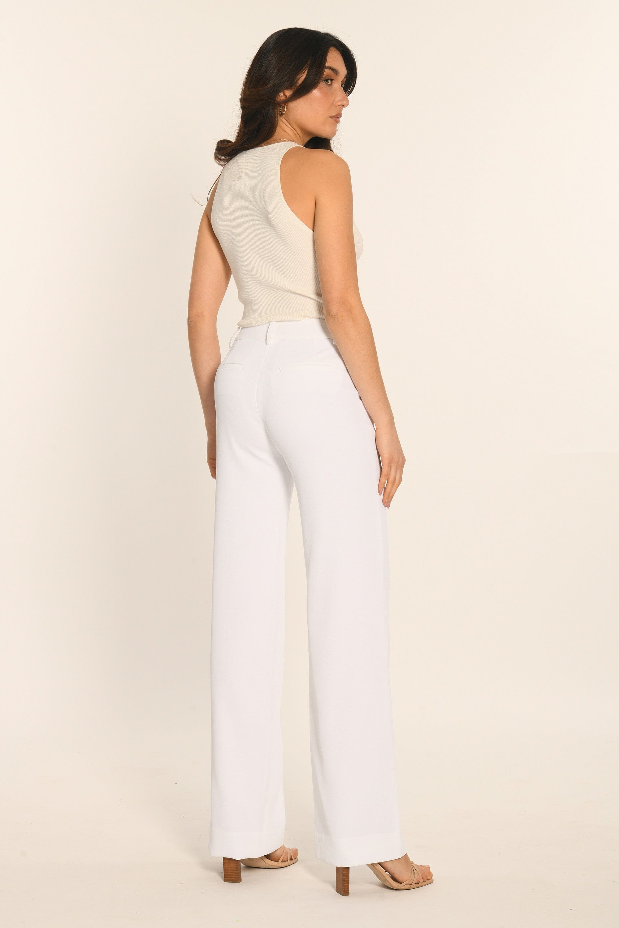 PANTALON TAILLE BASSE - BLANC - ALBA PANTALON NEW KOOKAI Mode Kookai