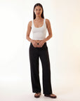 PANTALON TAILLE BASSE - CLEO - NOIR PANTALON NEW KOOKAI Mode Kookai