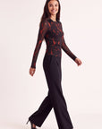 PANTALON TAILLE BASSE - CLEO - NOIR PANTALON NEW KOOKAI Mode Kookai