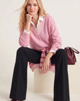 PANTALON TAILLE BASSE - DUFFY - NOIR PANTALON NEW KOOKAI Mode Kookai