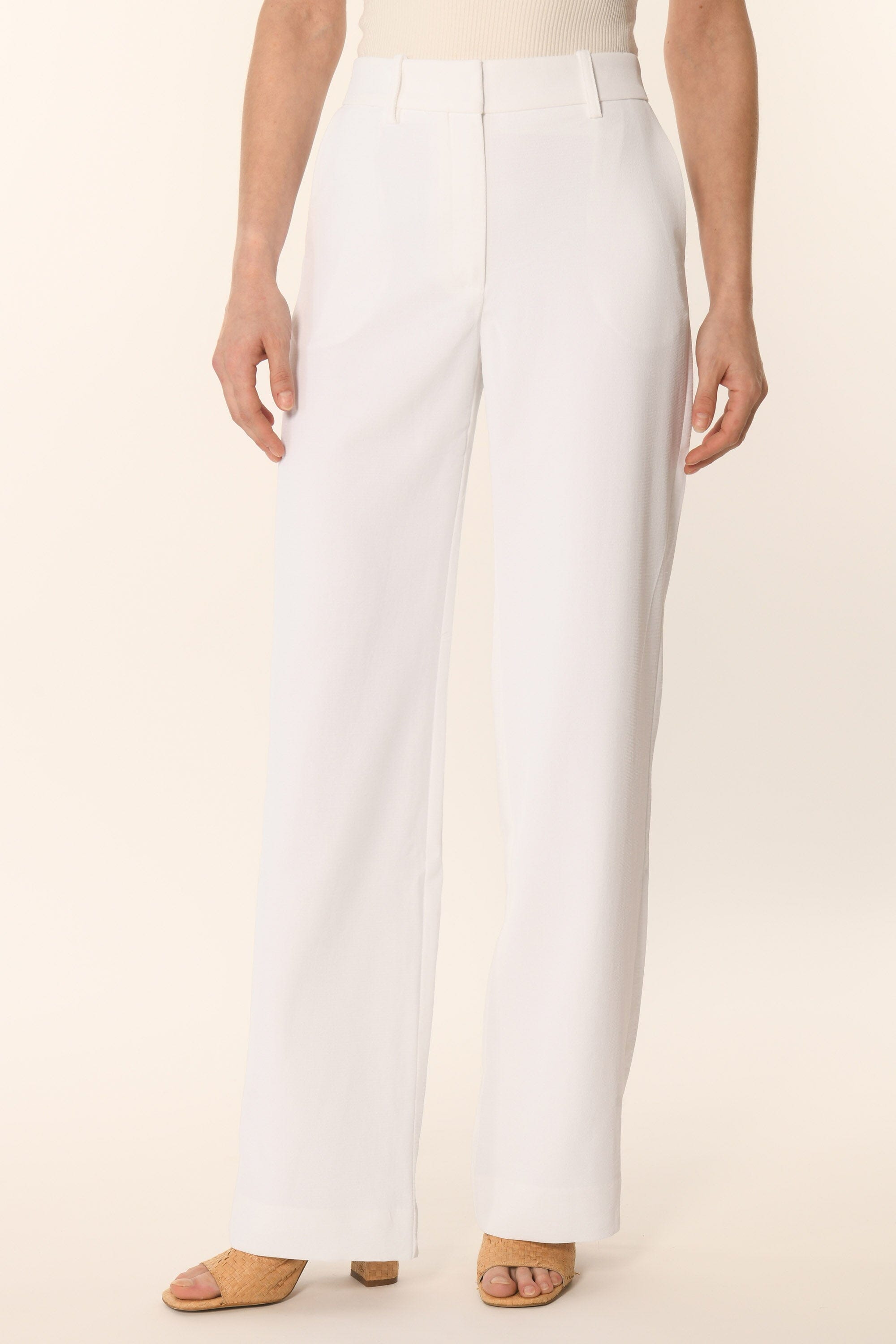 PANTALON TAILLE HAUTE - BLANC - ALBA PANTALON NEW KOOKAI Mode Kookai