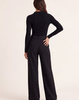PANTALON TAILLE HAUTE - CLEO - NOIR PANTALON NEW KOOKAI Mode Kookai