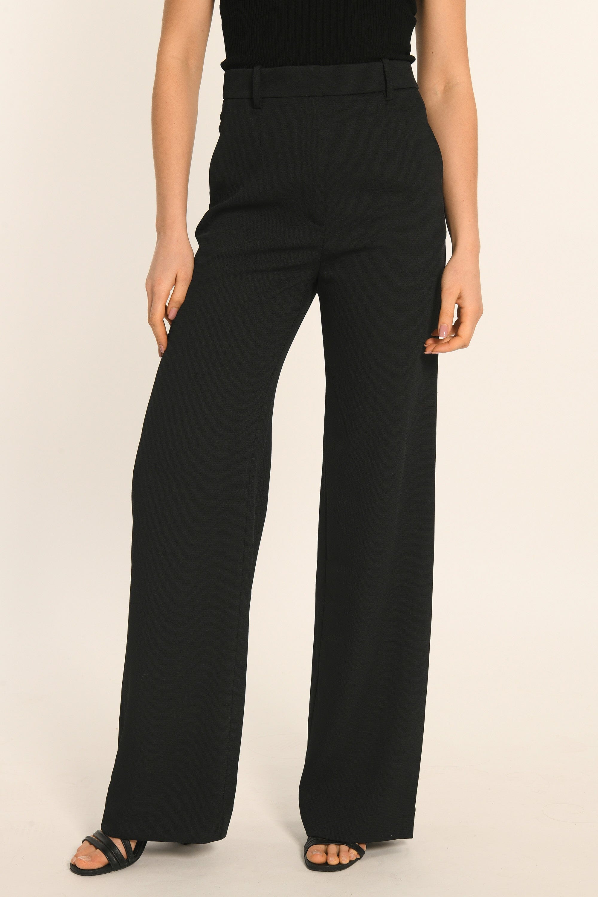 PANTALON TAILLE HAUTE - NOIR - ALBA PANTALON NEW KOOKAI Mode Kookai