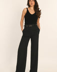 PANTALON TAILLE HAUTE - NOIR - ALBA PANTALON NEW KOOKAI Mode Kookai