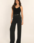 PANTALON TAILLE HAUTE - NOIR - ALBA PANTALON NEW KOOKAI Mode Kookai