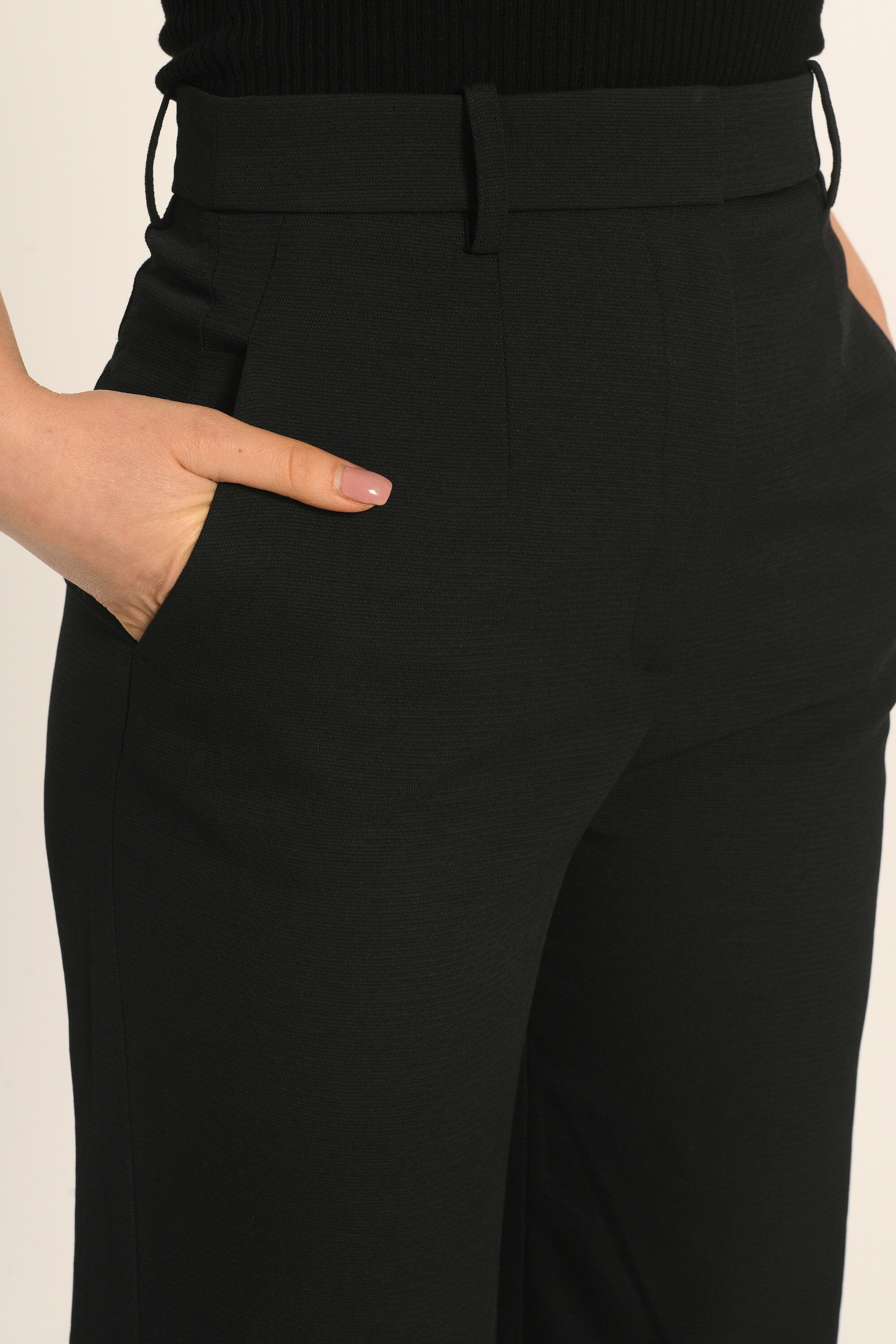 PANTALON TAILLE HAUTE - NOIR - ALBA PANTALON NEW KOOKAI Mode Kookai