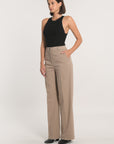PANTALON TAILLEUR LARGE MACHA BEIGE PANTALON KOOKAI Mode Kookai