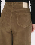 PANTALON VELOURS - BANKS - OLIVE PANTALON NEW KOOKAI Mode Kookai