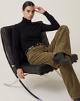 PANTALON VELOURS - DEVON - KAKI PANTALON SPORTWEAR NEW KOOKAI Mode Kookai
