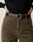 PANTALON VELOURS - DEVON - KAKI PANTALON SPORTWEAR NEW KOOKAI Mode Kookai