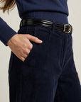 PANTALON VELOURS - DEVON - MARINE PANTALON SPORTWEAR NEW KOOKAI Mode Kookai