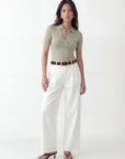 POLO MAILLE - CRISTINA - VERT PALE PULL NEW KOOKAI Mode Kookai