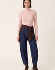 PUL COL ROULE - B-OLYMPE - ROSE PALE PULL NEW KOOKAI Mode Kookai