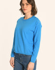 PULL BOUTONNÉ - BLEU - AMELINA PULL KOOKAI Mode Kookai