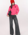 PULL CAPUCHE - BART - FUSCHIA PULL NEW KOOKAI Mode Kookai