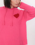 PULL CAPUCHE - BART - FUSCHIA PULL NEW KOOKAI Mode Kookai