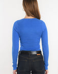 PULL COL CARRE - ELISABETH - COBALT PULL KOOKAI Mode Kookai