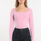 PULL COL CARRE - ELISABETH - ROSE PULL KOOKAI Mode Kookai