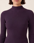 PULL COL MONTANT - D-BAYRON - AUBERGINE PULL NEW KOOKAI Mode Kookai