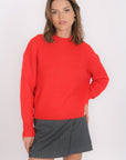 PULL COL ROND - BIANCA - ROUGE PULL NEW KOOKAI Mode Kookai