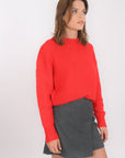 PULL COL ROND - BIANCA - ROUGE PULL NEW KOOKAI Mode Kookai