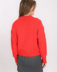 PULL COL ROND - BIANCA - ROUGE PULL NEW KOOKAI Mode Kookai