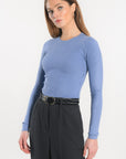 PULL COL ROND - ELISA - MANOR BLUE PULL KOOKAI Mode Kookai