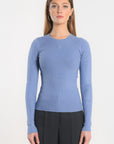 PULL COL ROND - ELISA - MANOR BLUE PULL KOOKAI Mode Kookai