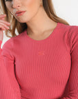 PULL COL ROND - ELISA - RAPTUR ROSE PULL KOOKAI Mode Kookai