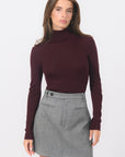 PULL COL ROULE - B-OLYMPE - BORDEAUX PULL NEW KOOKAI Mode Kookai