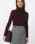 PULL COL ROULE - B-OLYMPE - BORDEAUX PULL NEW KOOKAI Mode Kookai