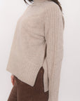 PULL COL ROULE - BART - TAUPE PULL NEW KOOKAI Mode Kookai