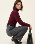 PULL COL ROULE - DANITA - BORDEAUX PULL NEW KOOKAI Mode Kookai