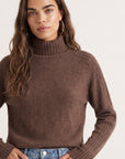 PULL COL ROULE - DOROTHEE - CHOCOLAT PULL NEW KOOKAI Mode Kookai